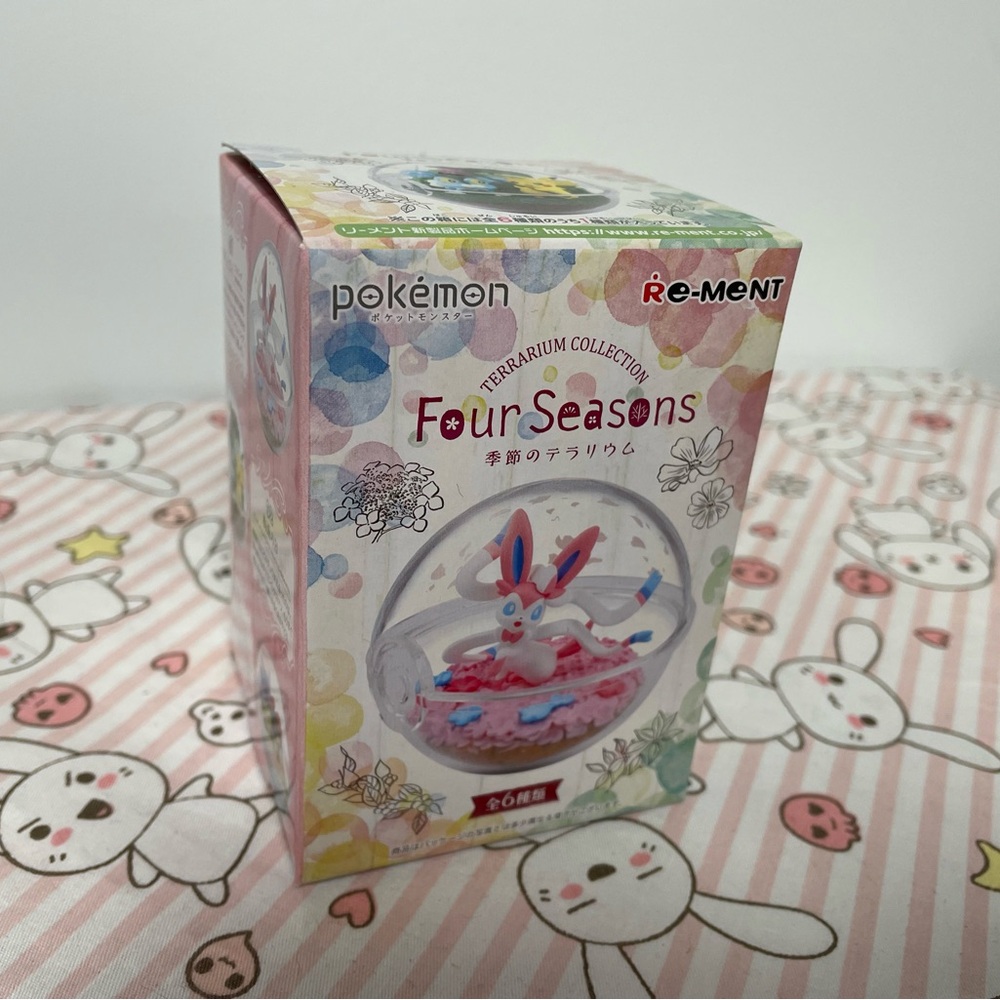 Pokemon Terrarium Re-Ment Four Seasons Blind Box Diorama Figurine Toy